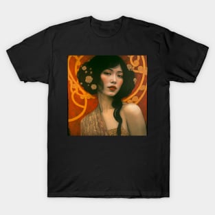 Art Deco Style Woman T-Shirt